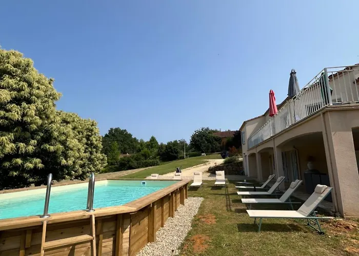 Chez Marie Et Fabrice 펜션 *